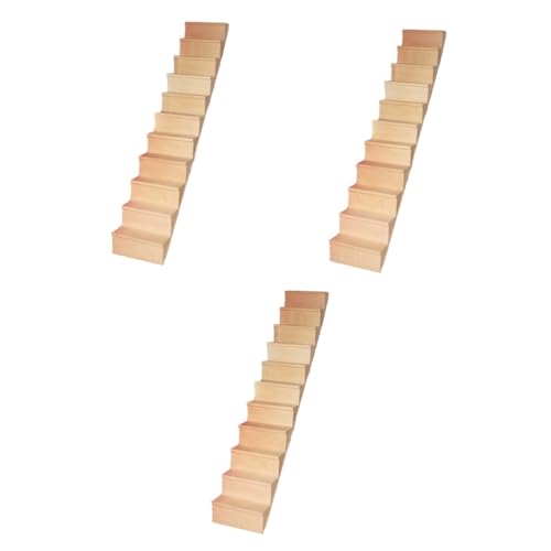 Toyvian 3 Stck Maßstab ohne Handlauf Handgefertigte DIY Treppenstufen für Puppenhaus Möbel Dekorative Mini Haus Möbel Zubehör für Innenräume Toyvian 3 Stck Maßstab ohne Handlauf Handgefertigte DIY Treppenstufen für Puppenhaus Möbel Dekorative Mini Haus Möbel Zubehör für Innenräume von Toyvian