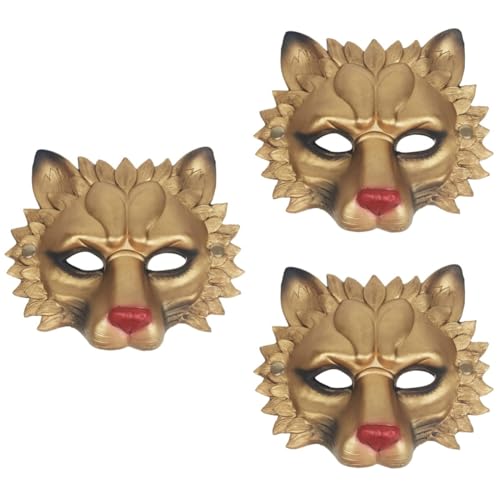 Toyvian Halloween-Maske 3 Stk Halloween-löwenmaske Tanzparty Löwenmaske Maskenparty Löwendekoration Halloween-cosplay-löwenmaske Pu Bilden 3d Cosplay-Maske Toyvian Halloween-Maske 3 Stk Halloween-löwenmaske Tanzparty Löwenmaske Maskenparty Löwendekoration Halloween-cosplay-löwenmaske Pu Bilden 3d Cosplay-Maske von Toyvian