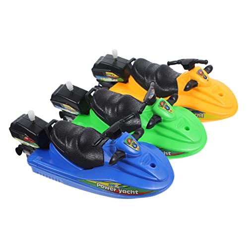 Toyvian 3 Stück Aufzieh Badespielzeug Badewannenboote Für Spielzeugboot Für Die Badewanne Schnellboot Aufzieh Spielzeugboot Motorspielzeug Für Kleinkinder Badespielzeug Für von Toyvian