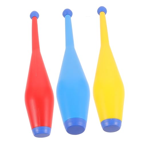 Toyvian 3 Stück Bausatz Lasso Freizeitspielzeug Jonglierstöcke Für Die Bühne Ringe Jonglierbälle Jonglieren Zirkus Zahnradkugel Stifte Jonglierball Schwimmendes Kugelspielzeug Plastik von Toyvian