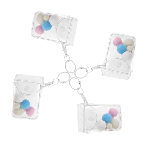 Toyvian 3 Stück Blindbox -Aufbewahrungsbeutel Abbildung Anzeigefall Puppentragetasche Klarer Make -up -Tasche Schlüsselanhänger für Puppentaschen -Sammeltasche PVC Transparent Toyvian 3 Stück Blindbox -Aufbewahrungsbeutel Abbildung Anzeigefall Puppentragetasche Klarer Make -up -Tasche Schlüsselanhänger für Puppentaschen -Sammeltasche PVC Transparent von Toyvian