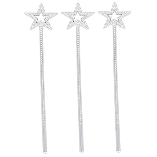 Toyvian 3 Stück Engel Zauberstab Fee funkeln LED für Party Stöcke Fairy Wand Kinderkleider kinderbekleidung Clothes kinderkleidung Sternstab-Sticks Sternenstab Plastik Silver Toyvian 3 Stück Engel Zauberstab Fee funkeln LED für Party Stöcke Fairy Wand Kinderkleider kinderbekleidung Clothes kinderkleidung Sternstab-Sticks Sternenstab Plastik Silver von Toyvian