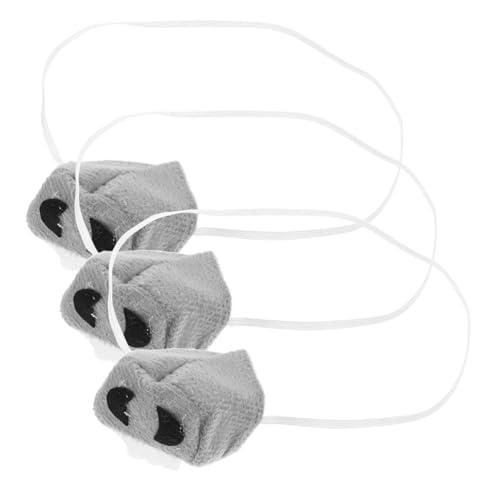 Toyvian 3 Stück Eselsnase Esel Kostüm Halloween Cosplay Zubehör Halloween Kostümzubehör Tierzubehör Cosplay Dekozubehör Eselzeug Stoff Grau Toyvian 3 Stück Eselsnase Esel Kostüm Halloween Cosplay Zubehör Halloween Kostümzubehör Tierzubehör Cosplay Dekozubehör Eselzeug Stoff Grau von Toyvian