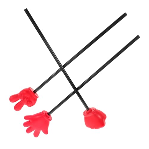 Toyvian 3 Stück Fingerstützen Spiele für Finger Handzeiger Party Spiele Hand Zeiger Stöcke Teleskopstab Antennenaufsatz Topper für Autoantennen Fingerzeiger von Toyvian