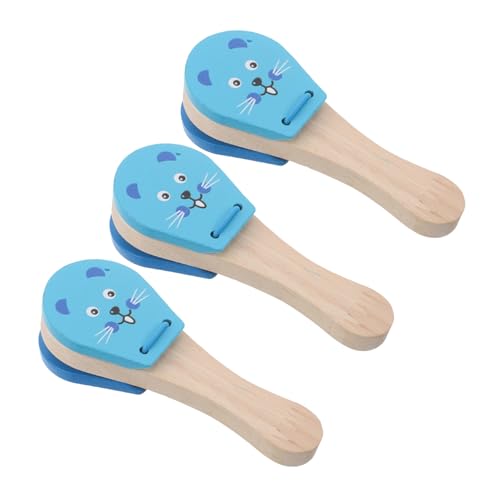 Toyvian 3 Stück Holzklappern für Mausmotiv Traditionelle Orff Instrumente aus Natürlichem Holz Einfache Handhabung Fördert Musikalische Früherziehung und Eltern Junge Mädchen Interaktion Toyvian 3 Stück Holzklappern für Mausmotiv Traditionelle Orff Instrumente aus Natürlichem Holz Einfache Handhabung Fördert Musikalische Früherziehung und Eltern Junge Mädchen Interaktion von Toyvian