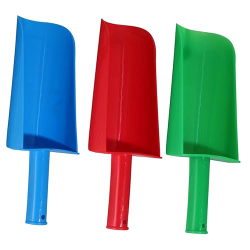 Toyvian 3stücke Teiliges Sandspielzeug Für Bunte Plastikschaufeln Für Strand Sandbox Und Outdoor-aktivitäten Robuste Und Praktische Schaufeln Für Geburtstagsgeschenke Und Spielspaß von Toyvian
