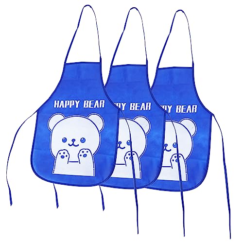 Toyvian 3 Stück Kinderschürze Kinderkoch Schürze Kochschürzen für Kleinkinder Kit-Küche malschürze backschürze Kochschürze für Kleinkindschürzen Stoff Blue Toyvian 3 Stück Kinderschürze Kinderkoch Schürze Kochschürzen für Kleinkinder Kit-Küche malschürze backschürze Kochschürze für Kleinkindschürzen Stoff Blue von Toyvian
