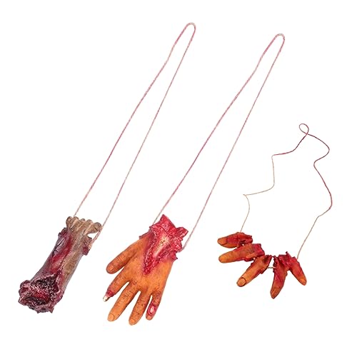 Toyvian 3stücke Teiliges Halloween Deko Gruselige Hände Und Füße Für Spukhäuser Und Mottopartys Requisiten Für Schaurige Halloween-feiern von Toyvian