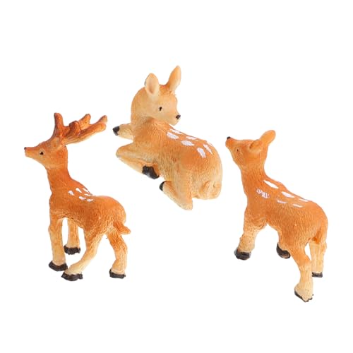 Toyvian 3 Stück Mikrolandschaftstiere Hirsch Kuchen Topper Geweih-Cupcake-Topper Miniatur-Hirschfigur Geburtstagsgeschenk kleine tierfiguren Mini-Hirschfiguren Bonsai- aus Harz Orange Toyvian 3 Stück Mikrolandschaftstiere Hirsch Kuchen Topper Geweih-Cupcake-Topper Miniatur-Hirschfigur Geburtstagsgeschenk kleine tierfiguren Mini-Hirschfiguren Bonsai- aus Harz Orange von Toyvian