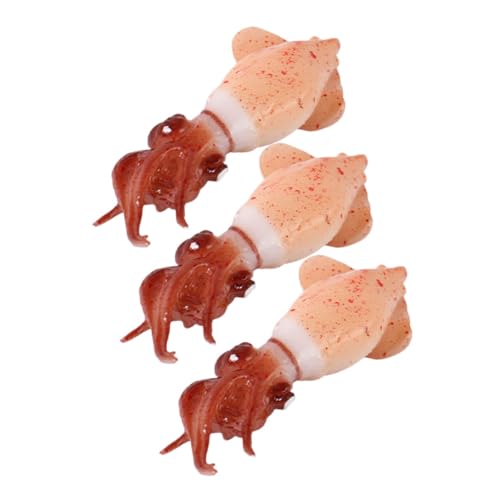 Toyvian 3 Stück Mini- -Modell Figur Künstliche Lebensmittelquelle -skulptur Kleine Tintenfischfiguren Realistische Tintenfischmodelle Food Requence PVC Toyvian 3 Stück Mini- -Modell Figur Künstliche Lebensmittelquelle -skulptur Kleine Tintenfischfiguren Realistische Tintenfischmodelle Food Requence PVC von Toyvian