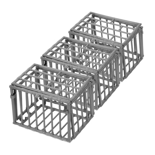 Toyvian 3 Stück Miniatur Käfig für Actionfiguren Kunststoff Kleiner Käfig für Selbstgemachte Tierkäfige Spielzeug Requisiten für Kleine Tiere Toyvian 3 Stück Miniatur Käfig für Actionfiguren Kunststoff Kleiner Käfig für Selbstgemachte Tierkäfige Spielzeug Requisiten für Kleine Tiere von Toyvian