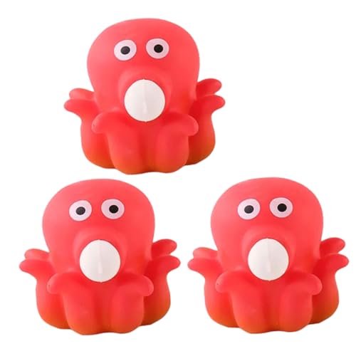 Toyvian 3 Stück Prise Musik Kuscheltier Rot von Toyvian