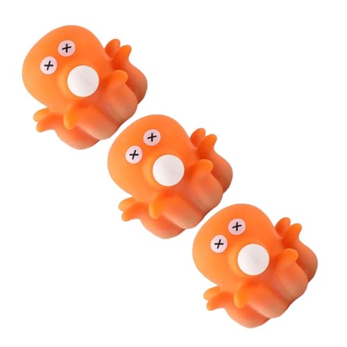 Toyvian Relief-Spielzeug – 3 Stück Oktopus-quetschspielzeug Dehnbare Oktopus-spielzeuge Tier-quetschspielzeuge Lustige Dehnbare Spielzeuge Zur Entspannung von Toyvian