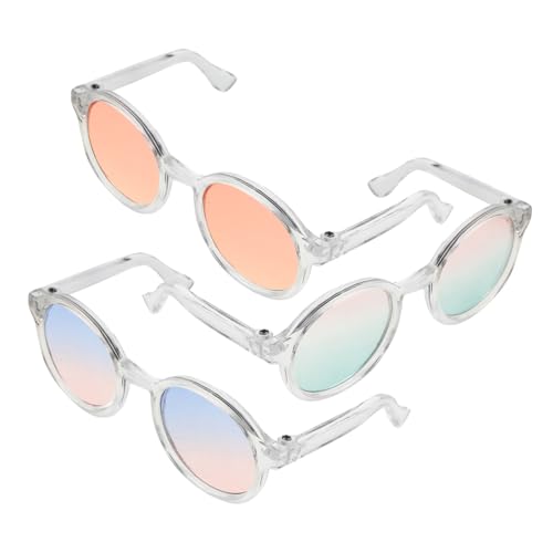 Toyvian 3 Stück Puppenbrillen Anziehbrillen Puppenbrillen Mini-Rundbrillen Klarer Rand Mit Macaron-Farbgläsern Mini-Puppen-Kostümzubehör Für 18-Zoll-Puppenkostüme Toyvian 3 Stück Puppenbrillen Anziehbrillen Puppenbrillen Mini-Rundbrillen Klarer Rand Mit Macaron-Farbgläsern Mini-Puppen-Kostümzubehör Für 18-Zoll-Puppenkostüme von Toyvian