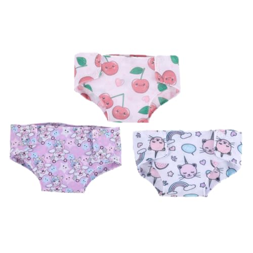 Toyvian 3 Stück Puppenkleidung kindertagsgeschenke kindertag Puppenspiel kindertag spielzeuge puppenaugen Wiederverwendbare Puppenhöschen Puppenunterhose Stoff Toyvian 3 Stück Puppenkleidung kindertagsgeschenke kindertag Puppenspiel kindertag spielzeuge puppenaugen Wiederverwendbare Puppenhöschen Puppenunterhose Stoff von Toyvian