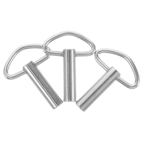 Toyvian 3 Stück Schlüsselzubehör für Spieluhren Dreieckschlüssel mechanisches Wickelwerkzeug Wickelschlüssel für Uhren Mechanischer Taktschlüssel Weckerschlüssel Metall Silber Toyvian 3 Stück Schlüsselzubehör für Spieluhren Dreieckschlüssel mechanisches Wickelwerkzeug Wickelschlüssel für Uhren Mechanischer Taktschlüssel Weckerschlüssel Metall Silber von Toyvian
