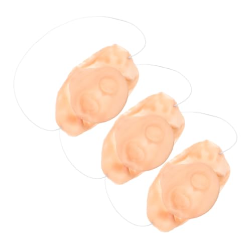 Toyvian 3 Stück Schweinenase Schweinsnase Gefälschte Nasenstützen -Cosplay Dekorative Schweinestütze Halloween -kostüm -Requisiten Schweine-Cosplay-zubehör Kostümnase Emulsion Beige Toyvian 3 Stück Schweinenase Schweinsnase Gefälschte Nasenstützen -Cosplay Dekorative Schweinestütze Halloween -kostüm -Requisiten Schweine-Cosplay-zubehör Kostümnase Emulsion Beige von Toyvian