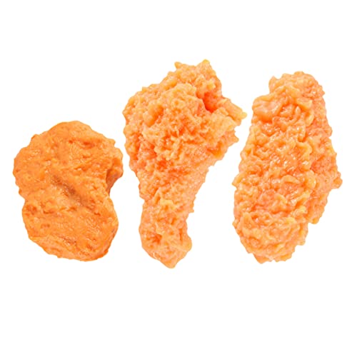 Toyvian 3 Stück Simulation Hähnchenschenkel Hähnchenflügel Hähnchenarme Gebratenes Hähnchenflügelmodell Simuliertes Lebensmittel Hähnchen Realistische Hähnchenkeule Hähnchendekor Toyvian 3 Stück Simulation Hähnchenschenkel Hähnchenflügel Hähnchenarme Gebratenes Hähnchenflügelmodell Simuliertes Lebensmittel Hähnchen Realistische Hähnchenkeule Hähnchendekor von Toyvian