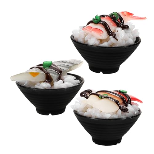 Toyvian 3 Stück Simulationsspielzeug Lebensmittelmodell Sushi Spiellebensmittel Für Küche Foto Requisite Lebensmittel Spielküchenzubehör Rollenspiel Lebensmittel Fake Toyvian 3 Stück Simulationsspielzeug Lebensmittelmodell Sushi Spiellebensmittel Für Küche Foto Requisite Lebensmittel Spielküchenzubehör Rollenspiel Lebensmittel Fake von Toyvian