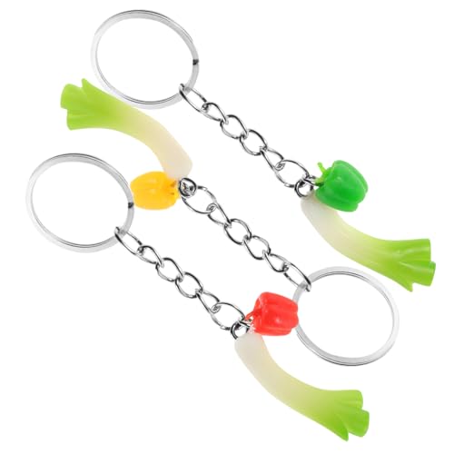 Toyvian 3 Stück Simulierte Gemüse Schlüsselanhänger mit Realistischen Chili und Lauch Anhängern Dekorative Taschen Autoschlüsselanhänger Detailreich Robust für Partydekoration Toyvian 3 Stück Simulierte Gemüse Schlüsselanhänger mit Realistischen Chili und Lauch Anhängern Dekorative Taschen Autoschlüsselanhänger Detailreich Robust für Partydekoration von Toyvian