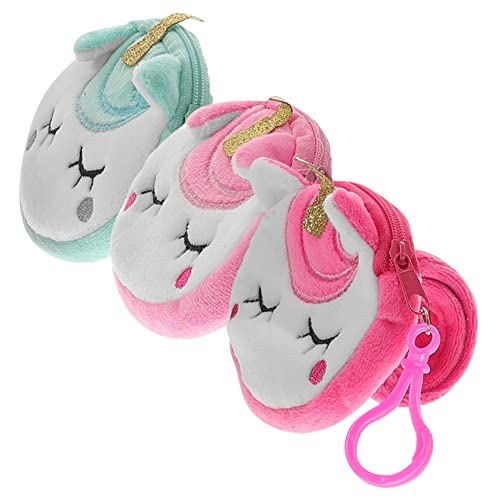 Toyvian 3 Stück Slap Bands Cartoon Einhorn Slap Armbänder Slap Wrist Bands Multifunktionale Geldbörse Wechseltasche von Toyvian