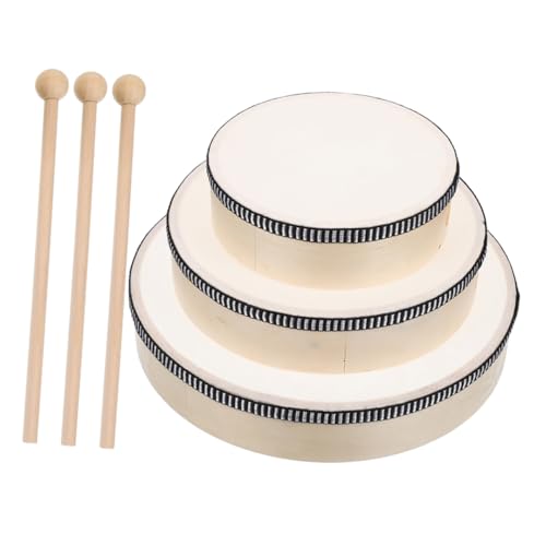 Toyvian 3stücke Teiliges Handtrommel Aus Holz Tamburin Für Erwachsene Geeignet Für Rhythmusspiele Musikunterricht Und Tanzaufführungen Percussion Instrumente Für Kreative Toyvian 3stücke Teiliges Handtrommel Aus Holz Tamburin Für Erwachsene Geeignet Für Rhythmusspiele Musikunterricht Und Tanzaufführungen Percussion Instrumente Für Kreative von Toyvian