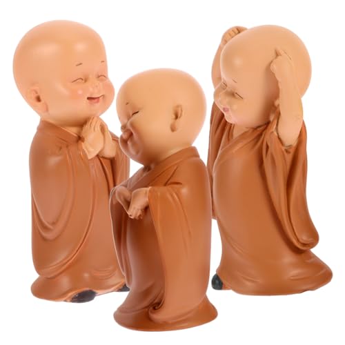 Toyvian 3 Stück Mini-mönchsstatue – Mönchsfigur Aus Kunstharz Schreibtischdekoration Teetischdekoration Mönchsdekor Wohndekoration Mönchsstatue Toyvian 3 Stück Mini-mönchsstatue – Mönchsfigur Aus Kunstharz Schreibtischdekoration Teetischdekoration Mönchsdekor Wohndekoration Mönchsstatue von Toyvian