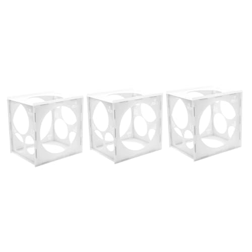 Toyvian 3 Stück Teiliges Ballonmessgerät aus Kunststoff Tragbarer Ballongrößen Messwürfel für Präzise Party Dekorationen und Einfache Handhabung bei Events und Hochzeiten Toyvian 3 Stück Teiliges Ballonmessgerät aus Kunststoff Tragbarer Ballongrößen Messwürfel für Präzise Party Dekorationen und Einfache Handhabung bei Events und Hochzeiten von Toyvian