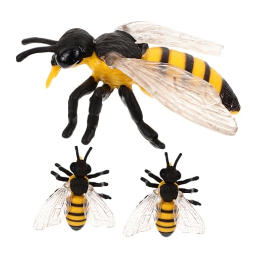 Toyvian 3 Stück Teiliges Bienenmodell Realistische Tierfiguren aus Kunststoff Pädagogisches für Jungen Mädchen Ab Jahren für Schulprojekte Geburtstagsdeko Toyvian 3 Stück Teiliges Bienenmodell Realistische Tierfiguren aus Kunststoff Pädagogisches für Jungen Mädchen Ab Jahren für Schulprojekte Geburtstagsdeko von Toyvian