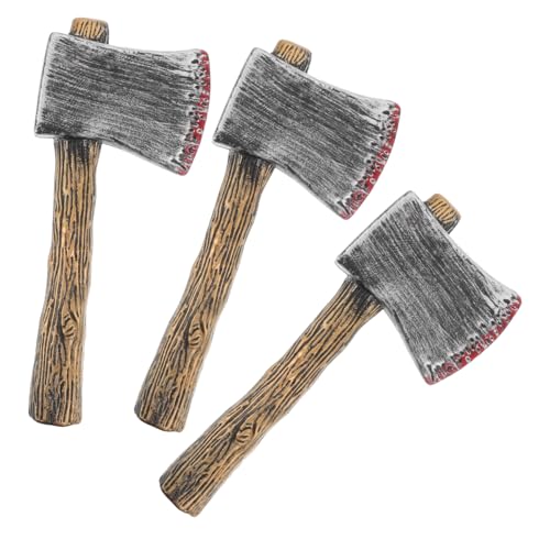 Toyvian 3 Stück Teiliges Halloween Axt Requisit mit Realistischem Bluteffekt Vielseitig für Piraten und Gruselpartys Langlebig Einfach zu Dekorieren für Halloween und Haunted House Toyvian 3 Stück Teiliges Halloween Axt Requisit mit Realistischem Bluteffekt Vielseitig für Piraten und Gruselpartys Langlebig Einfach zu Dekorieren für Halloween und Haunted House von Toyvian