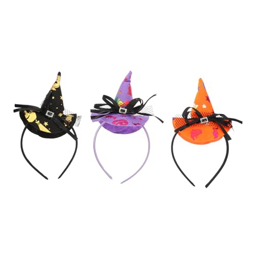 Toyvian 3 Stück Teiliges Halloween Haarreif mit Hexenhut Design Kreative Party Haarbänder für Damen und Langlebig und Bequem für Kostüm und Cosplay Events Toyvian 3 Stück Teiliges Halloween Haarreif mit Hexenhut Design Kreative Party Haarbänder für Damen und Langlebig und Bequem für Kostüm und Cosplay Events von Toyvian