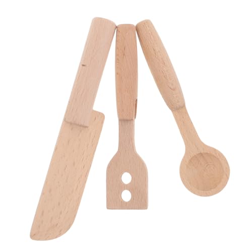Toyvian 3 Stück Teiliges Holzspielzeug Set für Realistische Küchenutensilien mit Holzlöffel und Messer Zubehör für Kreatives Spiel für Kleinkinder und Vorschulkinder Toyvian 3 Stück Teiliges Holzspielzeug Set für Realistische Küchenutensilien mit Holzlöffel und Messer Zubehör für Kreatives Spiel für Kleinkinder und Vorschulkinder von Toyvian