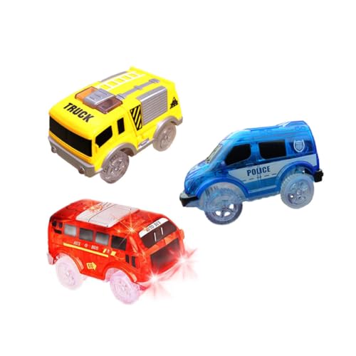 Toyvian 3 Stück Teiliges Nachtleuchtendes Rennbahn für Elektrisches Auto Gelber Bauwagen Blauer Polizeiwagen Batteriefrei Sicher und Lehrreich für Jungen und Mädchen Toyvian 3 Stück Teiliges Nachtleuchtendes Rennbahn für Elektrisches Auto Gelber Bauwagen Blauer Polizeiwagen Batteriefrei Sicher und Lehrreich für Jungen und Mädchen von Toyvian
