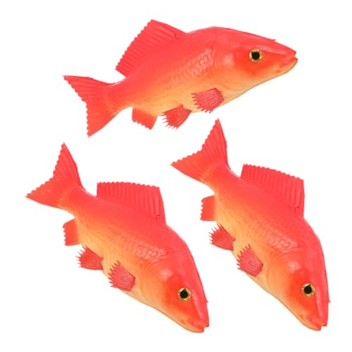 Toyvian 3 Stück Teiliges Realistische Fischmodelle PU Ornamente für Aquarien Deko für Terrarien und Wohnräume Dekorative Fische für Fischliebhaber und Freunde von Toyvian