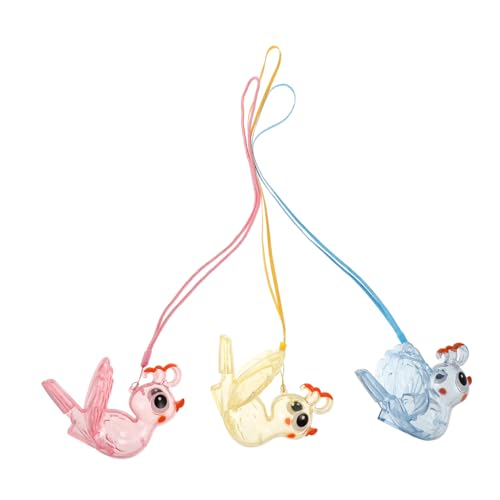 Toyvian 3 Stück Teiliges Vogelpfeifen mit Wassereffekt Interaktive Pfau-klangspielzeuge Kleine Musikinstrumente für Jungen und Mädchen Tragbar für Outdoor-Spiele und Familienzeit von Toyvian