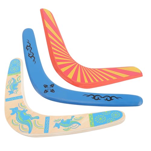 Toyvian 3 Stück Teiliges Wurfspielzeug Holz Boomerang Outdoor Einfach zu Werfen und Zurückkehrend für Familien Aktivitäten im Garten und Draußen Toyvian 3 Stück Teiliges Wurfspielzeug Holz Boomerang Outdoor Einfach zu Werfen und Zurückkehrend für Familien Aktivitäten im Garten und Draußen von Toyvian