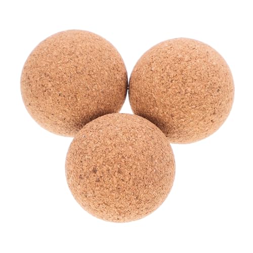 Toyvian 3 Stück Tischfußball Fußball Austauschbare Tischfußballbälle Kleine Kork Tischfußballbälle Aus Holz Mini Bälle Tischfußballteile Austauschbare Holz Tischfußballbälle Für von Toyvian
