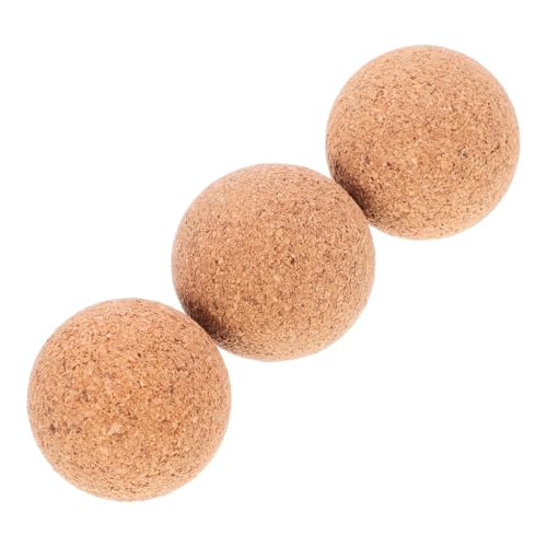 Toyvian 3 Stück Tischfußball Mini -bälle Kleine Kickerbälle Tisch-korkbälle Mini Tischkicker Kickertischteile Ersatz-holzkugeln Kleiner Korkfußball Foosball -tischkugeln Hölzern von Toyvian