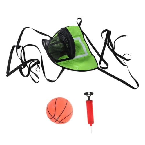 Toyvian 3stücke Trampolin-basketballkorb Mit Bällen Und Pumpe Outdoor Sport Spielzeug Für Garten Und Leicht Aufzubauen Und Langlebig Für Junge Mädchen von Toyvian