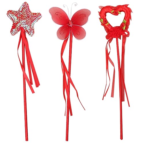 Toyvian 3 Stück Zauberstäbe Rosa Schmetterlings-Partydekoration Zauberstab Mädchen Geburtstagsdekorationen Partyzubehör Fairy Wand verkleidung kindergeschenk Kid Toys Feenstab rot Toyvian 3 Stück Zauberstäbe Rosa Schmetterlings-Partydekoration Zauberstab Mädchen Geburtstagsdekorationen Partyzubehör Fairy Wand verkleidung kindergeschenk Kid Toys Feenstab rot von Toyvian