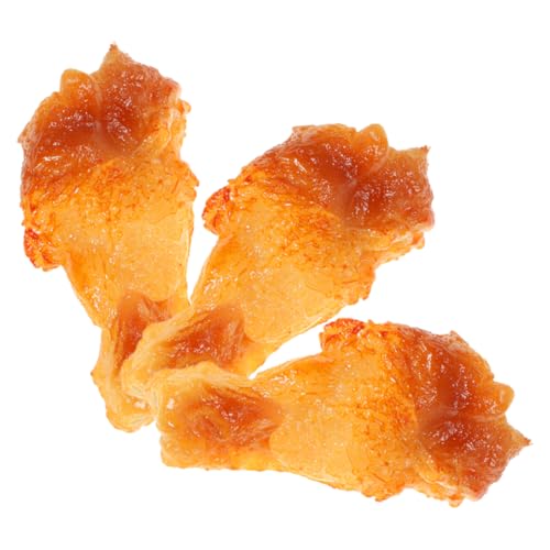 Toyvian 3 Stück künstliches Hühnerbeinmodell Simulationshähnchenbein künstliche Hühnerkeule simulierte Hähnchenkeulen gefälschtes Essen Hühnerbein-Foto-Requisitenmodell PVC Orange Toyvian 3 Stück künstliches Hühnerbeinmodell Simulationshähnchenbein künstliche Hühnerkeule simulierte Hähnchenkeulen gefälschtes Essen Hühnerbein-Foto-Requisitenmodell PVC Orange von Toyvian
