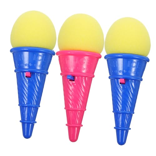 Toyvian 3 Stücke Flummi -Shooter Partygeschenke Kugelschützen Outdoor-startspielzeug Kinderspielzeug Lustiger Ballwerfer Outdoor- Für Kindergeschenk Plastik von Toyvian