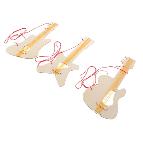 Toyvian 3 Stücke Holzgitarre Musikhandwerk Für Gitarrenbausätze Selber Bauen DIY-Tiere Aus Holz Für Bauen Sie Ihr Eigenes Gitarren-kit Coole Partygeschenke Für Hölzern Toyvian 3 Stücke Holzgitarre Musikhandwerk Für Gitarrenbausätze Selber Bauen DIY-Tiere Aus Holz Für Bauen Sie Ihr Eigenes Gitarren-kit Coole Partygeschenke Für Hölzern von Toyvian