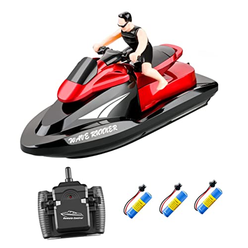 Toyvian 3 Stücke Spielzeugboot Mit Fernbedienung Boot Für Pools Rennboot Bootsspielzeug Für Elektrisches Poolboot 2,4-ghz-Boot- Rc-Boote Für Erwachsene Miniboot Rot Abs Toyvian 3 Stücke Spielzeugboot Mit Fernbedienung Boot Für Pools Rennboot Bootsspielzeug Für Elektrisches Poolboot 2,4-ghz-Boot- Rc-Boote Für Erwachsene Miniboot Rot Abs von Toyvian