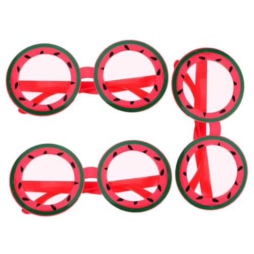 Toyvian 3 Stücke Wassermelonengläser partybrille kinderbrille auf dem Fest kinderparty Wassermelonen-Geburtstagsdekoration Wassermelonen-Geburtstagsparty-Zubehör Plastik von Toyvian