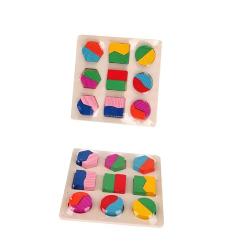Toyvian 3 Teiliges Geometriebrett Kleinkind Puzzles Kinderspielzeug Puzzles Für Kleinkinder Kinderpuzzles Stapelspielzeug Geometrie Erkennungsspielzeug Geometrie Puzzlespielzeug von Toyvian