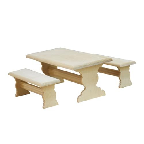 Toyvian 3 Teiliges Puppenhaus Tisch Und Stuhl Set Modell Ornament Stühle Puppenhaus Zubehör Puppenmöbel Dekorationen Mini Möbel Mini Tisch Und Stuhl Simulationsmöbel Holz Toyvian 3 Teiliges Puppenhaus Tisch Und Stuhl Set Modell Ornament Stühle Puppenhaus Zubehör Puppenmöbel Dekorationen Mini Möbel Mini Tisch Und Stuhl Simulationsmöbel Holz von Toyvian