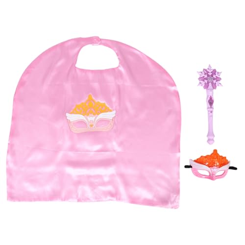 Toyvian 3-teiliges Prinzessinnen-verkleidungsset Für Mädchen, Leuchtender Schneeflocken-feenstab, Funkelnde Maske Und Umhang Für Halloween-partys, Geburtstagsfeiern Und Rollenspiele Toyvian 3-teiliges Prinzessinnen-verkleidungsset Für Mädchen, Leuchtender Schneeflocken-feenstab, Funkelnde Maske Und Umhang Für Halloween-partys, Geburtstagsfeiern Und Rollenspiele von Toyvian