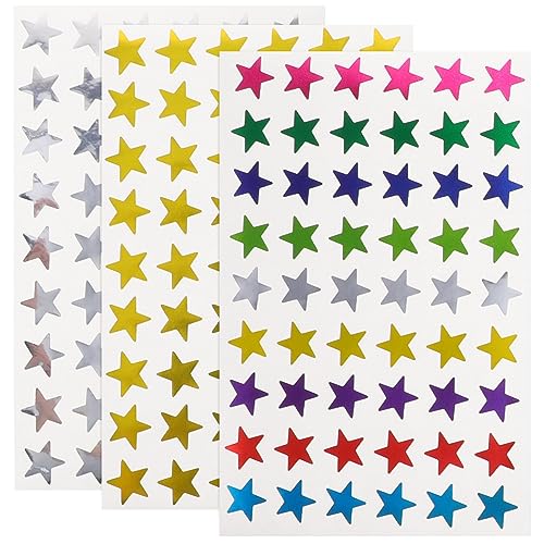 Toyvian Belohnungsaufkleber-Sets Für Kinder 30 Blatt Sternaufkleber Dekorative Etiketten Für Das Klassenzimmer Und Büro von Toyvian