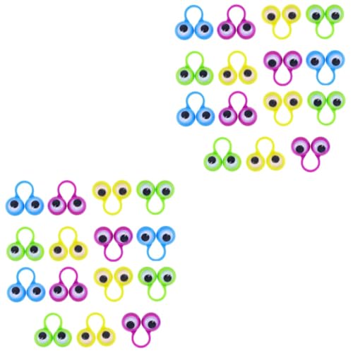 Toyvian 30 STK Brillenring Kinderspielzeug Augäpfel Ringen Ring für Kinder Smart-Ring Spielzeuge Fingerspielzeug Fingerringpuppen Spaß Füllstoff Gläser Augapfel Marionette Plastik Toyvian 30 STK Brillenring Kinderspielzeug Augäpfel Ringen Ring für Kinder Smart-Ring Spielzeuge Fingerspielzeug Fingerringpuppen Spaß Füllstoff Gläser Augapfel Marionette Plastik von Toyvian